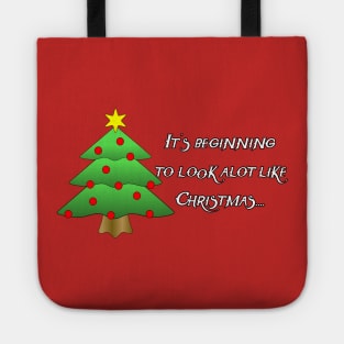 Beginning to look alot like Christmas! Tote