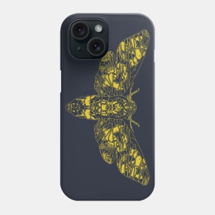 Beautiful Golden Moth Phone Case