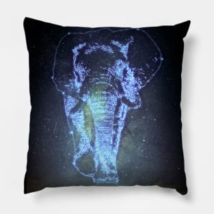 Elephant Constellation Pillow