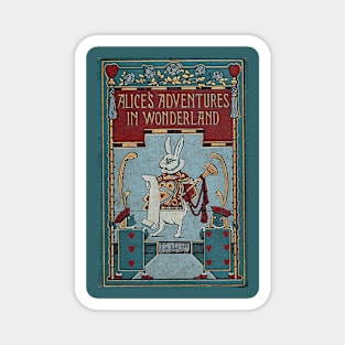 Alice In Wonderland And The Deck Of Cards Magnet