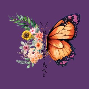 Spilt butterfly T-Shirt