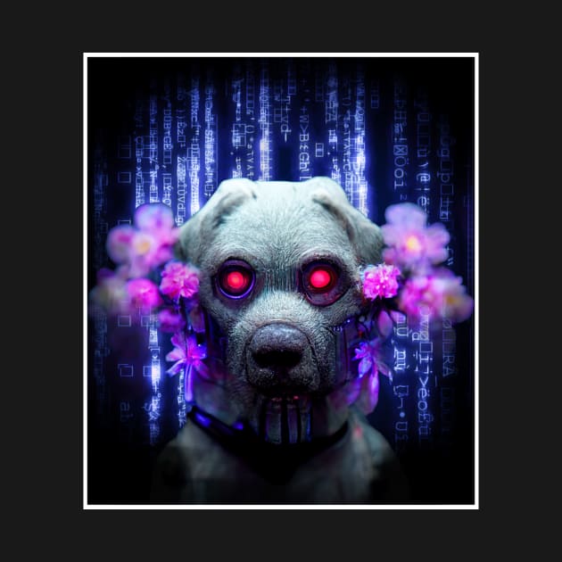 cyber punk puppy by ElArrogante