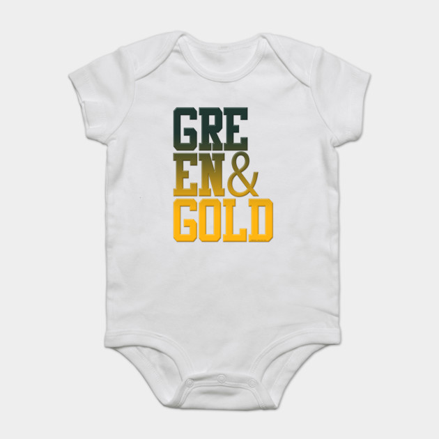 Green Gold Green Bay Packers Onesie Teepublic