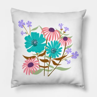 Summer florals. Pillow