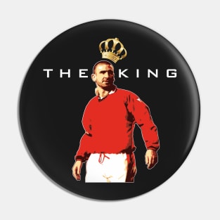 Eric Cantona Illustration Pin