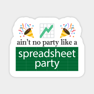 Funny Excel: Spreadsheet Party Magnet