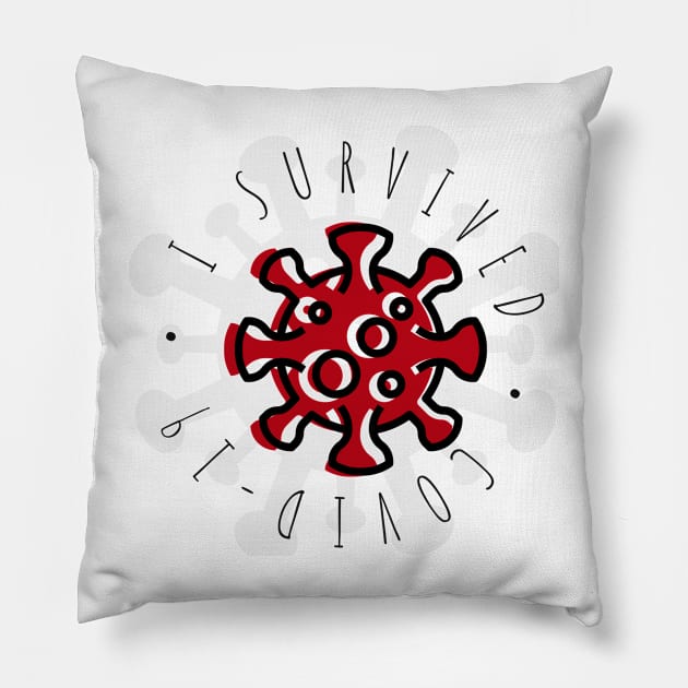 COVID-19 Survivor Pillow by Shirtacle