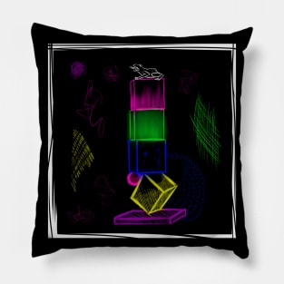 Frog geometry Pillow