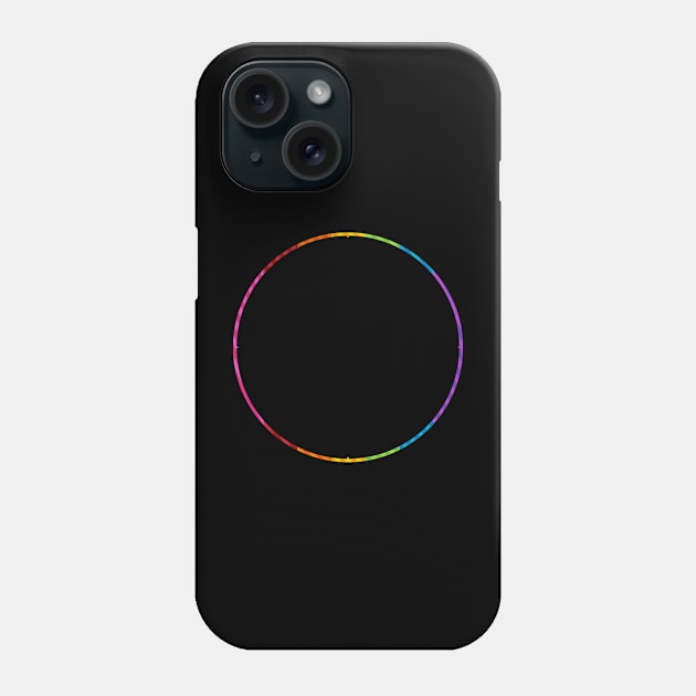 Round Rainbow IV Phone Case by banditotees