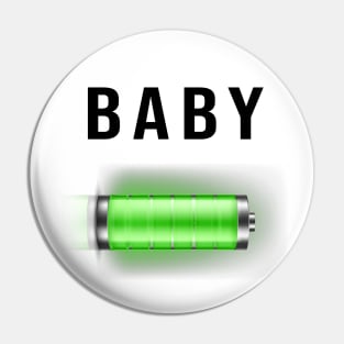 Matching Family Battery Baby Pin