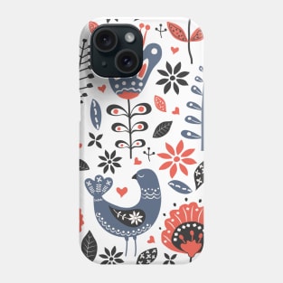 Nordic Folk Art Phone Case