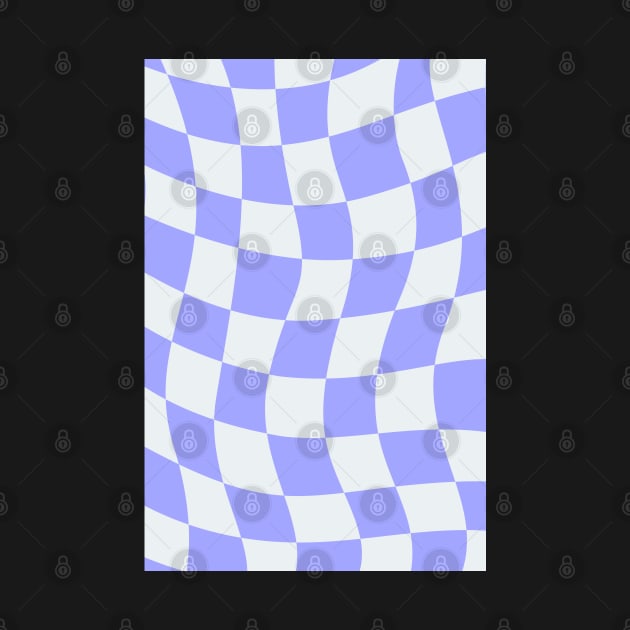 Retro Purple Checkers by mystikwhale