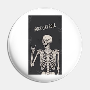 the Rocker skeleton Pin