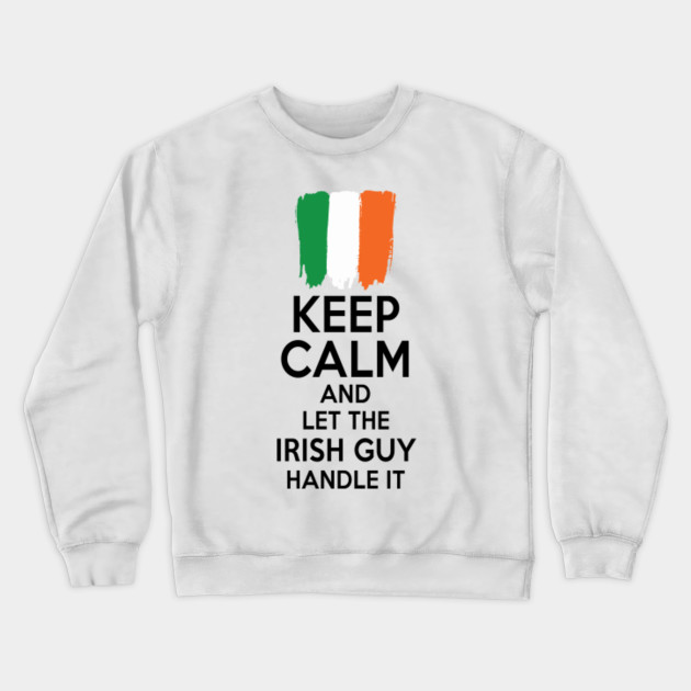 Keep Calm And Ride A Unicorn Mens Fleece Crew Sweatshirt