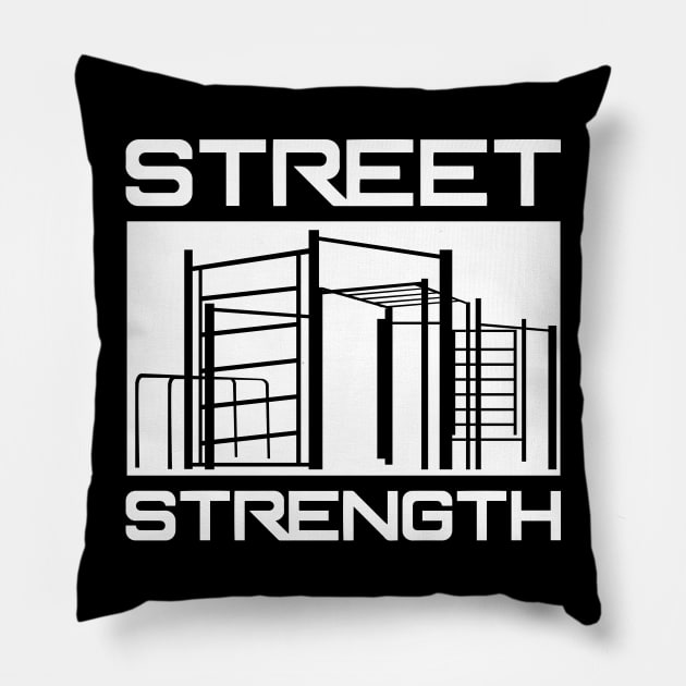 STREET STRENGTH - Bar Area Pillow by Speevector