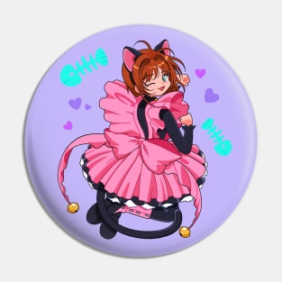 Cat Girls Forever Pin