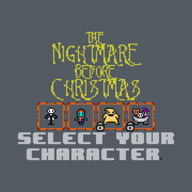 THE NIGHTMARE BEFORE CHRISTMAS SELECT SCREEN by MastaKong19