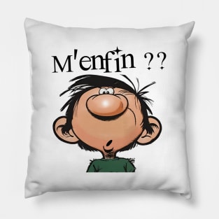 Gaston Lagaffe - M'enfin ?? Pillow