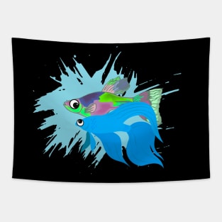 longfin trevally fish Tapestry