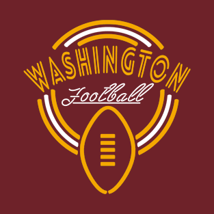 Neon Sign Washington Football T-Shirt