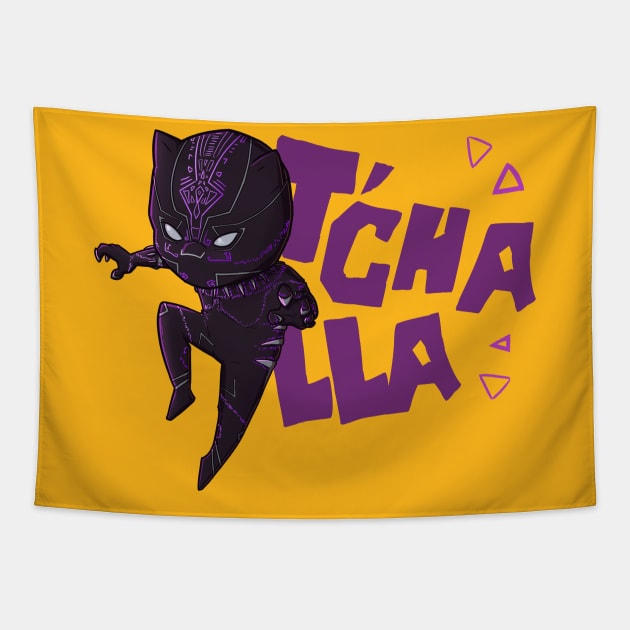 T'Challa Tapestry by Susto