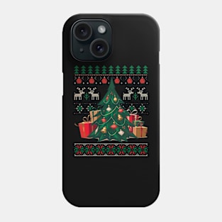 Christmas Tree Ugly Sweater Phone Case