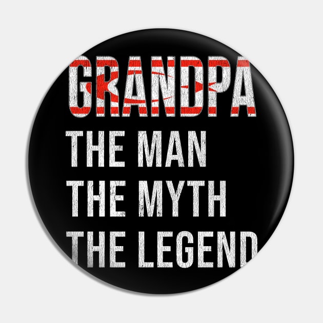 Grand Father Turkish Cypriot Grandpa The Man The Myth The Legend - Gift for Turkish Cypriot Dad With Roots From  Northen Cyprus Pin by Country Flags