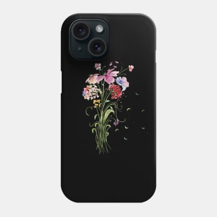 Whimsical Floral Bouquet Phone Case