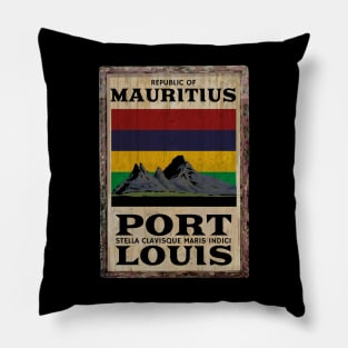 make a journey to Mauritius Pillow