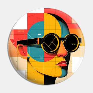 Bauhaus Girl Pin