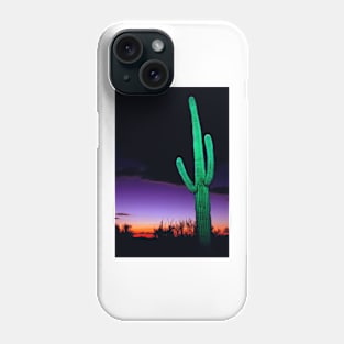 Saguaro cactus (Carnegiea gigantea) (B620/0578) Phone Case