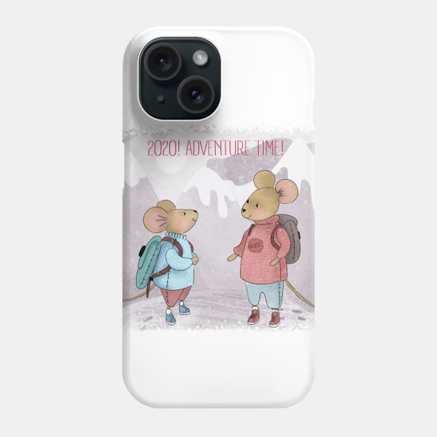 Time for adventures Phone Case by Bastet019