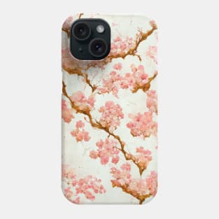 Good Morning, Love Cherry Blossom Painting Phone Case