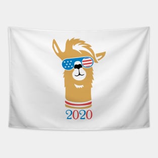 Us independence Day Lama Design Gift Tapestry