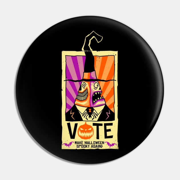 The Spooky Vote Pin by blairjcampbell