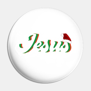 Jesus the reason for the season, Christmas design Pin