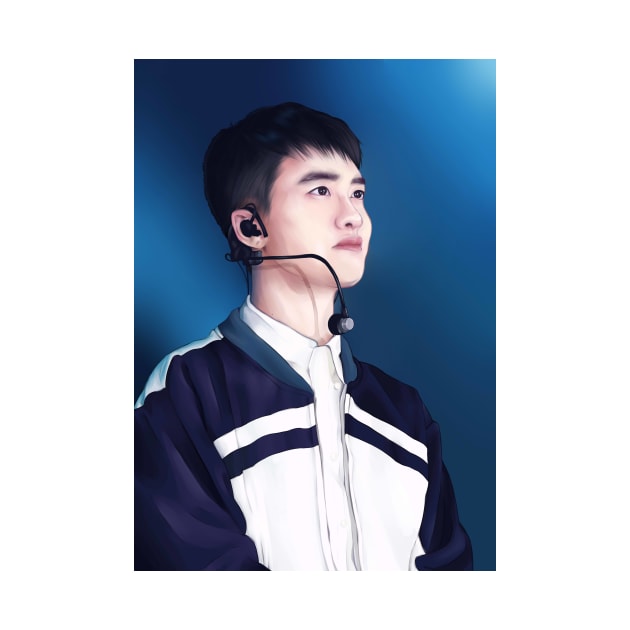 D.O EXO Kyungsoo by Scoffkid