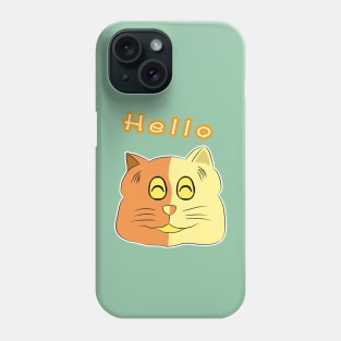 happy cat Phone Case