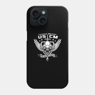 Colonial Marines Logo (Black Print) Phone Case