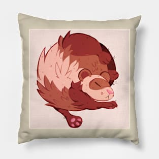 Ferret Circle Pillow