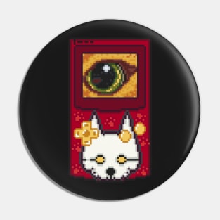 Stray Handheld Pixel Art Pin