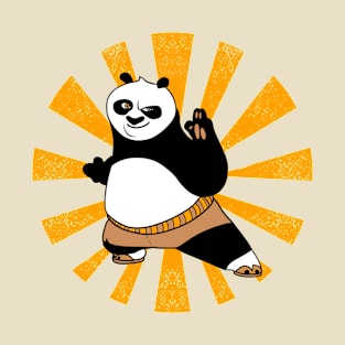 Kung Fu Panda Retro Japanese T-Shirt