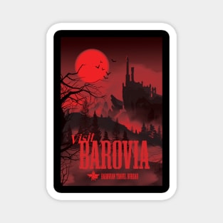 Visit Barovia (Travel Bureau red version) Magnet