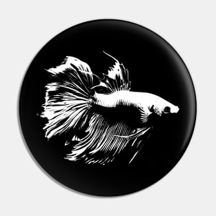 Betta Fish 02 Vintage Pin