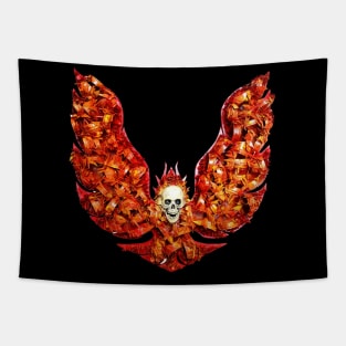 Trans Am Phoenix skull Tapestry