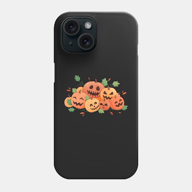 Halloween Pumpkin Patch Phone Case by laurenwill27