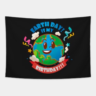 Earth Day is My Birthday Tapestry