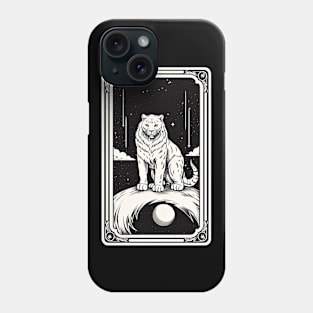 Lion Tarot Card Astrology Occult Mystical Phone Case