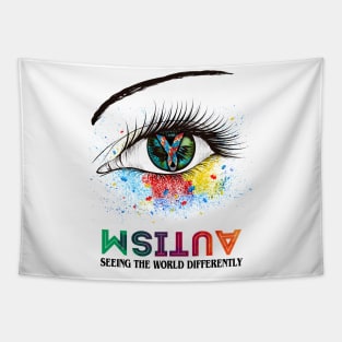 Autism See The World Differently Awesome Tapestry