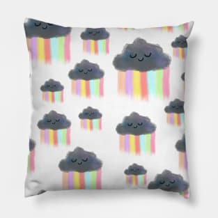 kawaii clouds Pillow